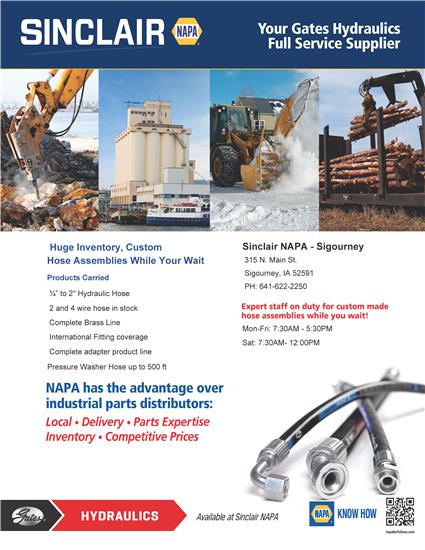 NAPA GatesHYD salesflyer Sigourney 002 